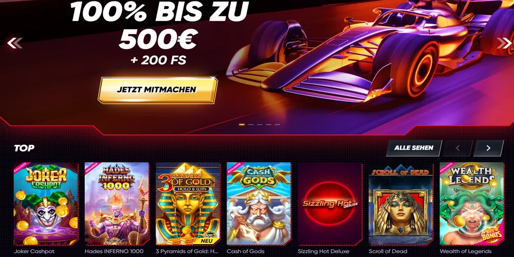 QuickWin Casino Deutschland banner